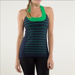 Lululemon size 8 striped tank top
